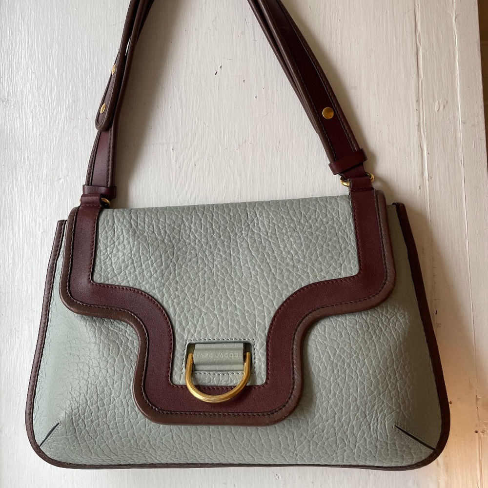 Marc Jacobs Resort 2010 | Blue Leather Swinger Shoulder Bag